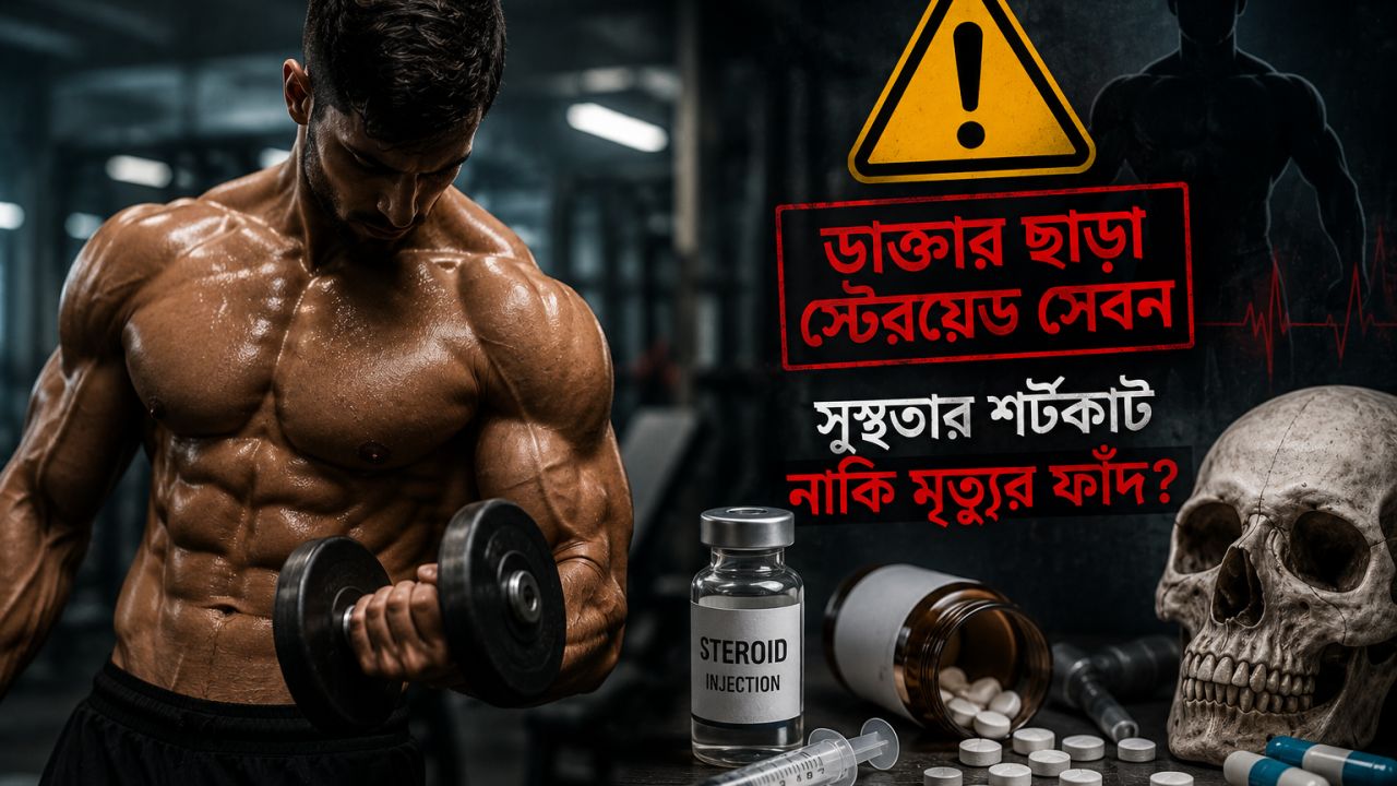 ডাক্তার ছাড়া স্টেরয়েড সেবন: সুস্থতার শর্টকাট নাকি মৃত্যুর ফাঁদ?