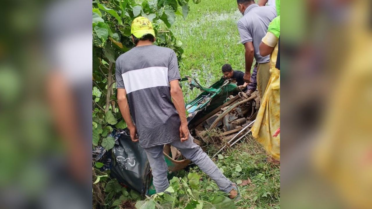 কালিয়াকৈরে কাভার্ড ভ্যান-অটোরিকশা সংঘর্ষে নিহত ২