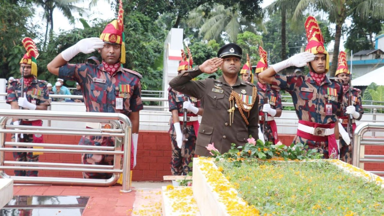 রণাঙ্গনের বীর নূর মোহাম্মদকে বিজিবির বিনম্র শ্রদ্ধা