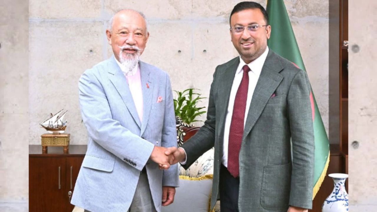 নিপ্পন ফাউন্ডেশনের অনারারি চেয়ারের সঙ্গে পররাষ্ট্র প্রতিমন্ত্রীর বৈঠক