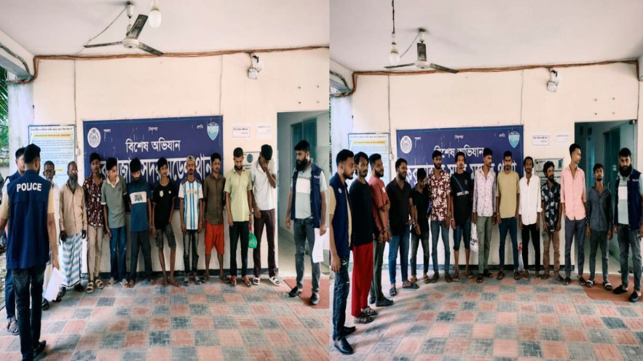 কক্সবাজারে চোর–ছিনতাইকারী–মাদকসেবীসহ গ্রেপ্তার ২২