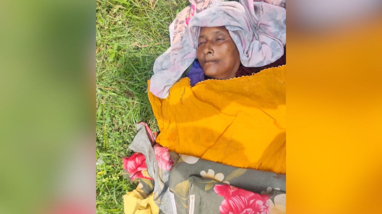মহাসড়কের পাশ থেকে অজ্ঞাত বৃদ্ধার মরদেহ উদ্ধার