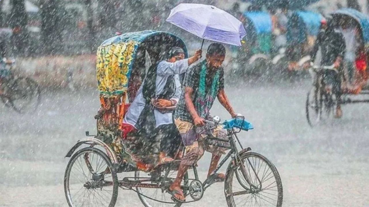 ঢাকাসহ দেশের বিভিন্ন অঞ্চলে বজ্রবৃষ্টির পূর্বাভাস, নদীবন্দরে সংকেত