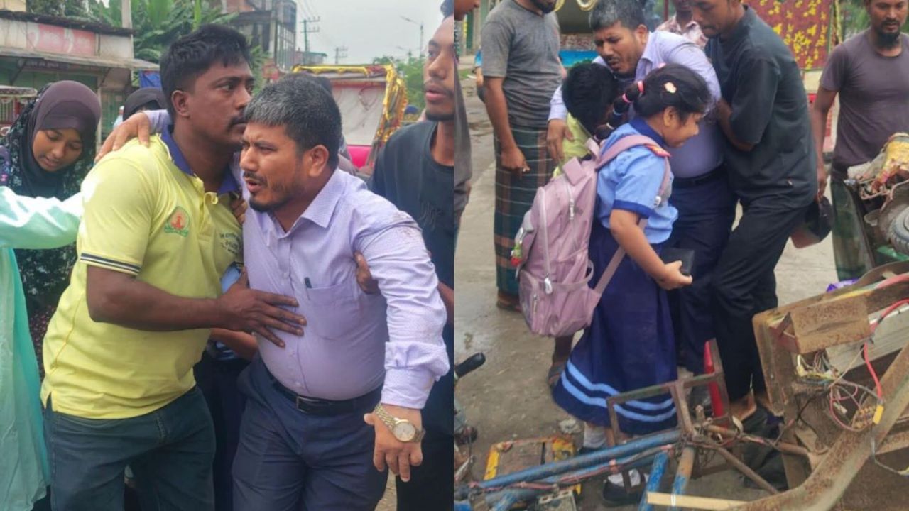 সড়ক দুর্ঘটনায় ইসলামিক ফাউন্ডেশনের উপ-পরিচালক ও মেয়ে আহত