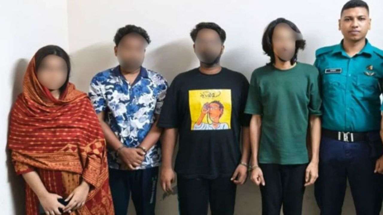 হানি ট্র্যাপে যুবককে আটকে মুক্তিপণ আদায়, নারীসহ গ্রেপ্তার ৪