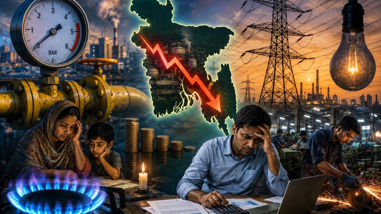গ্যাস সংকটে বিদ্যুতের বেহাল অবস্থা