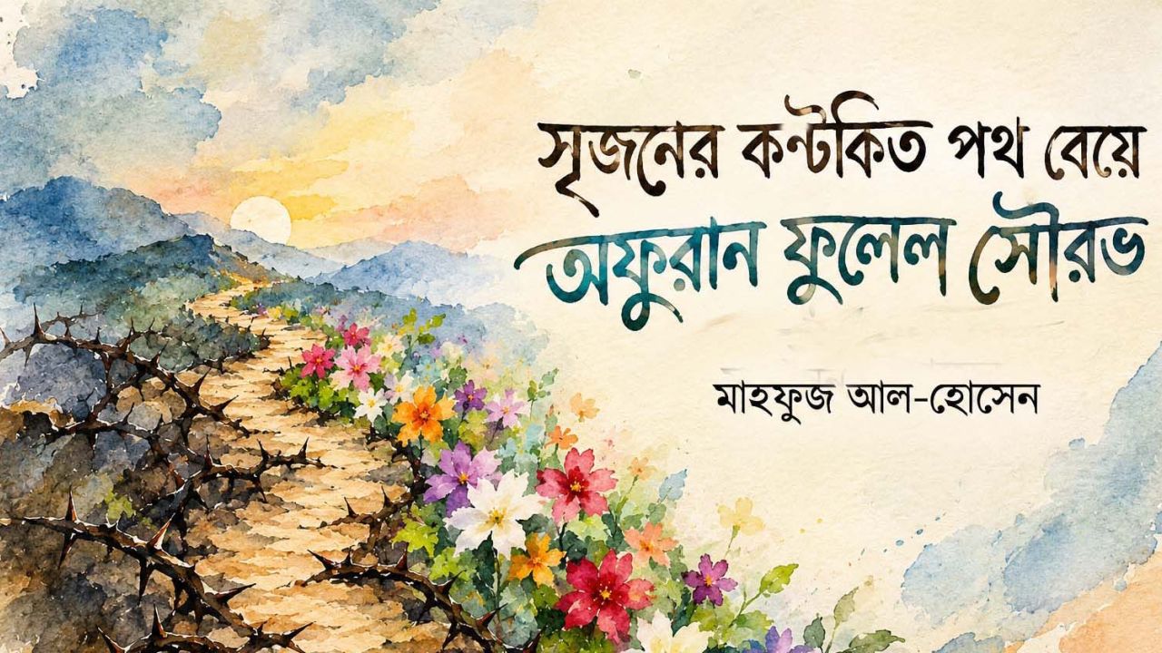 সৃজনের কণ্টকিত পথ বেয়ে অফুরান ফুলেল সৌরভ