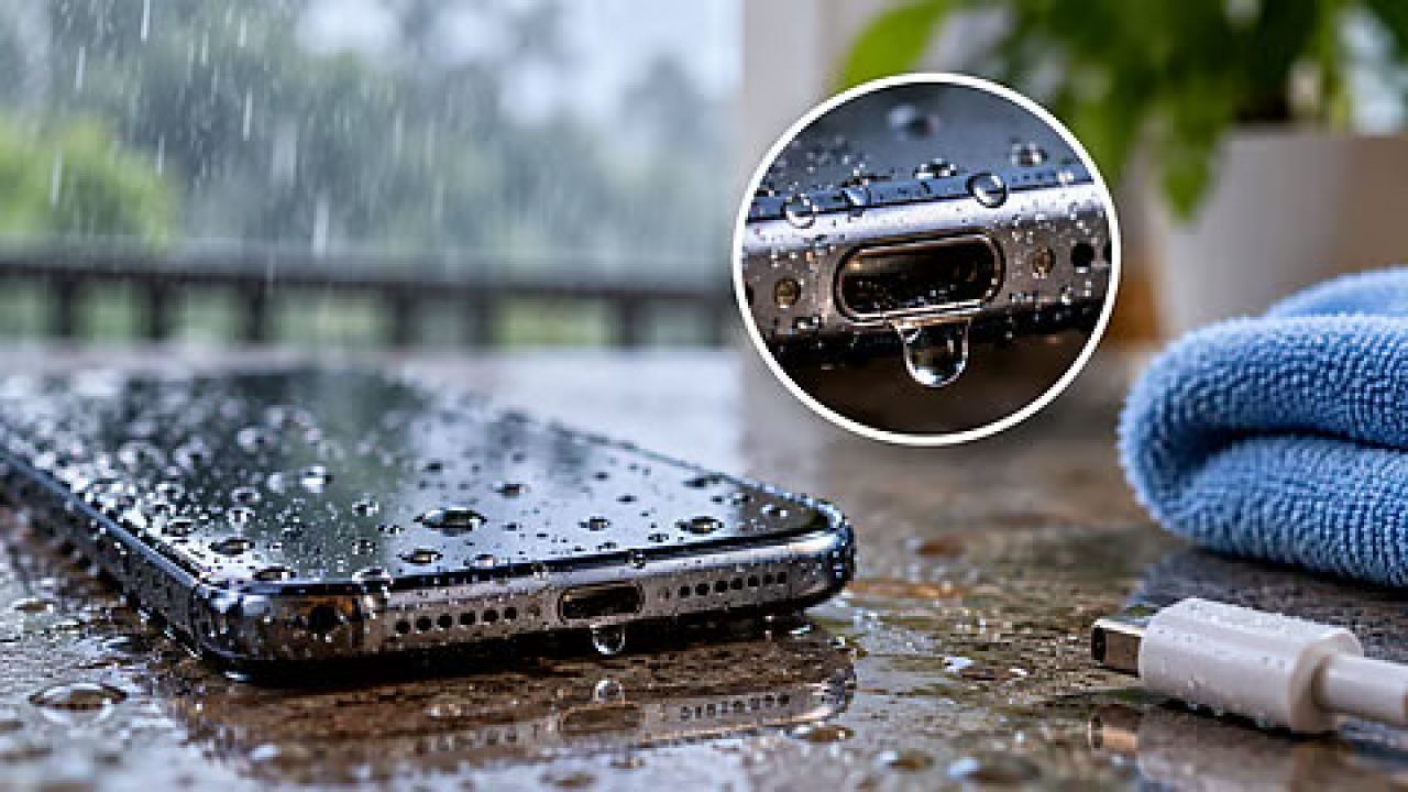 ফোনের চার্জিং পোর্ট ভিজে গেলে যা করবেন