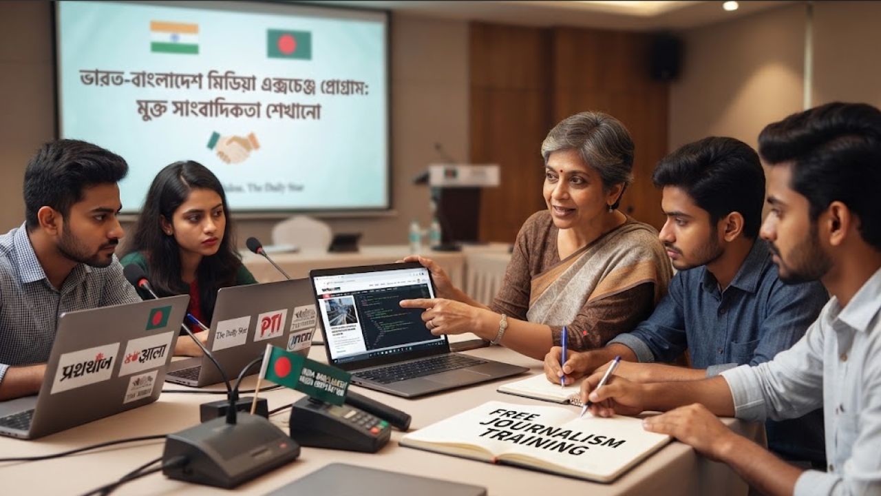 বাংলাদেশিদের বিনামূল্যে সাংবাদিকতা শেখাবে ভারত