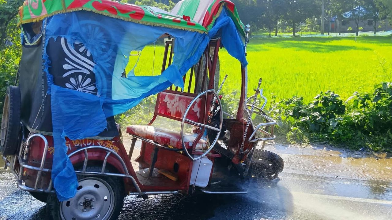 বাড়ি ফেরার পথে ট্রাক-অটোরিকশা সংঘর্ষ, প্রাণ গেল কলেজছাত্রীর