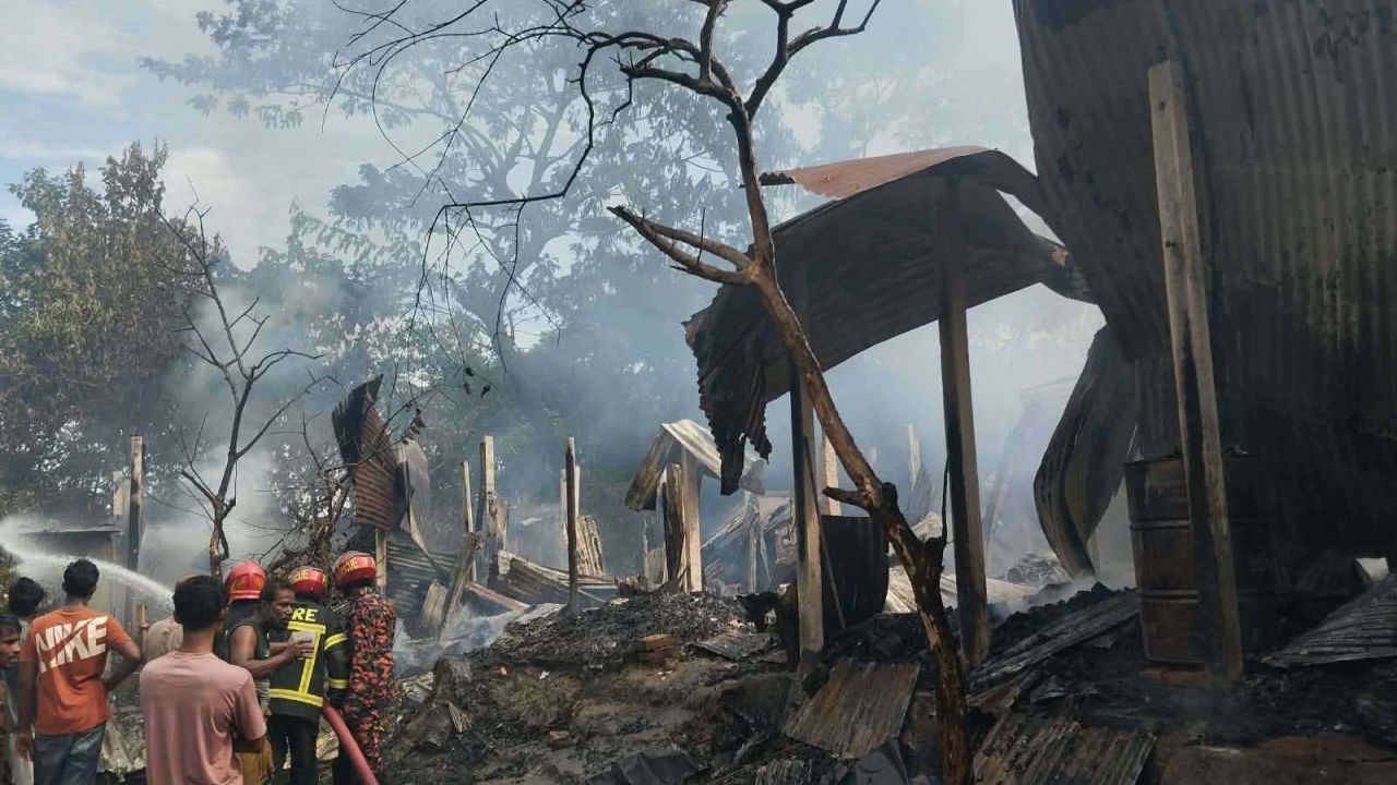 মতলবে ভয়াবহ অগ্নিকাণ্ডে ৪০ লাখ টাকার ক্ষতি