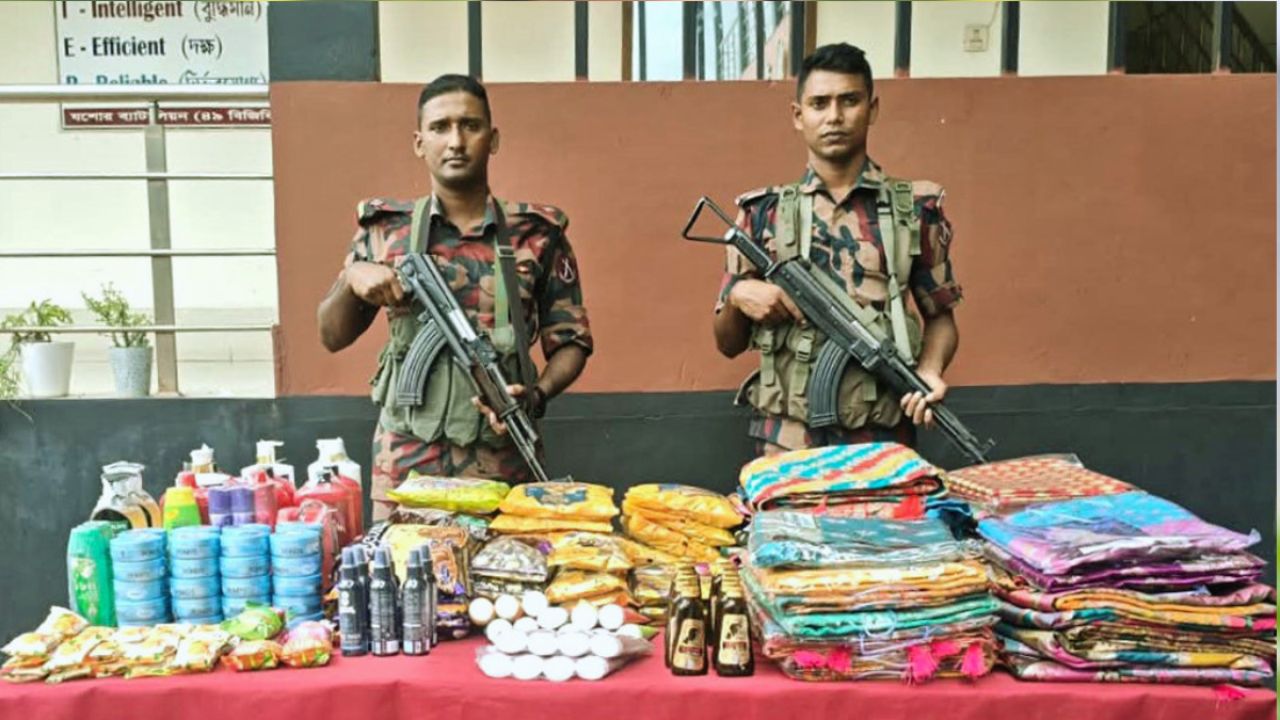 বেনাপোলে প্রায় ১৮ লাখ টাকার চোরাচালানি মালামাল উদ্ধার