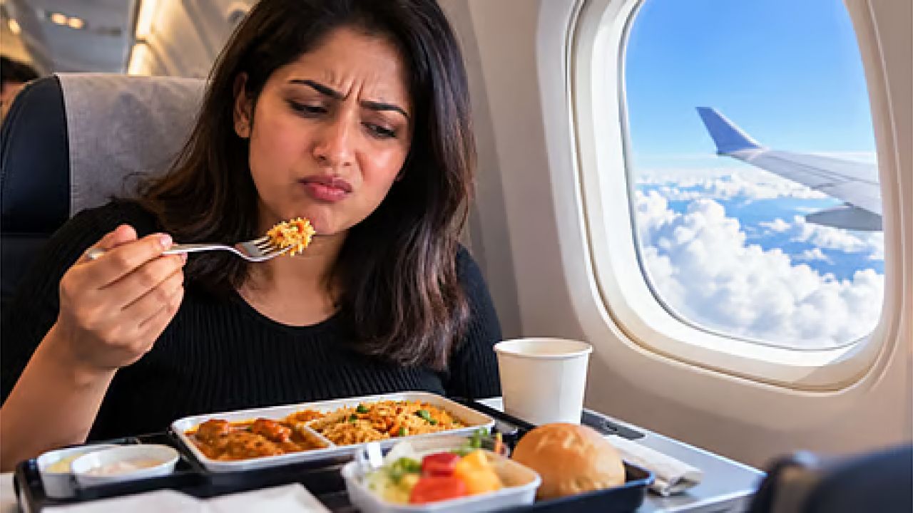 বিমানে উঠলেই খাবার পানসে লাগে কেন