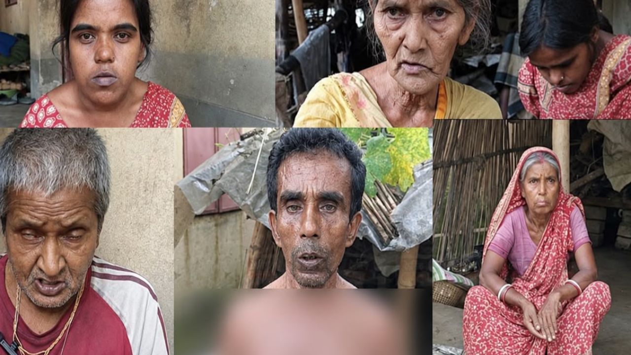বালিয়াকান্দিতে এক পরিবারের পাঁচজনই প্রতিবন্ধী, বাঁচতে আকুতি