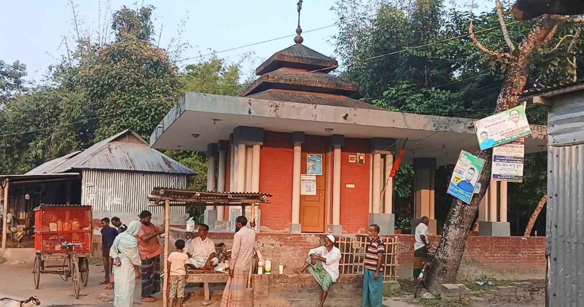 তিন বছর ধরে বন্ধ দেশের বৃহত্তম বিলুপ্ত ছিটমহলের দুর্গাপূজা