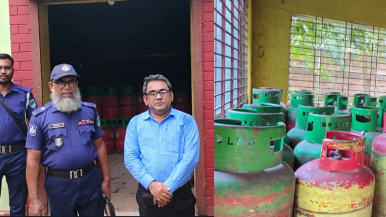 অবৈধভাবে গ্যাস বিক্রির দায়ে গুনতে হলো জরিমানা