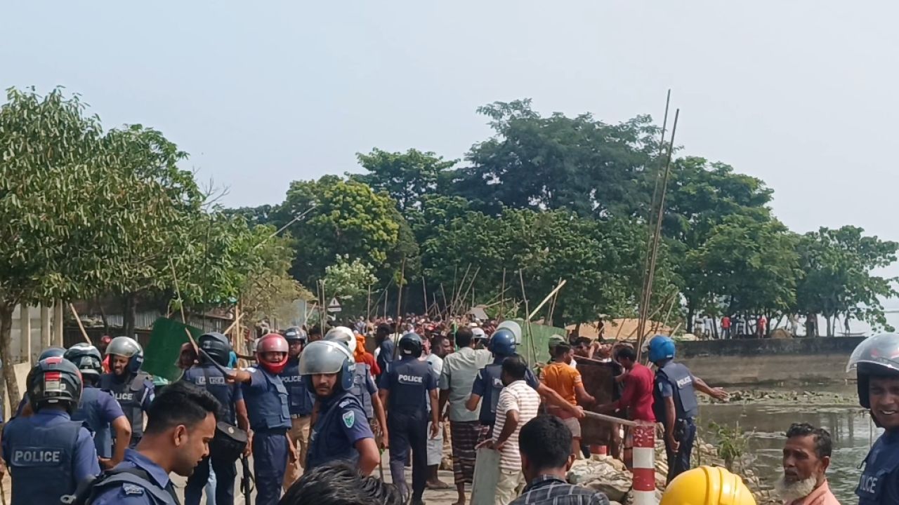 তাহিরপুরে মাইকে ঘোষণা দিয়ে ৫ গ্রামে সংঘর্ষ, আহত অর্ধশতাধিক