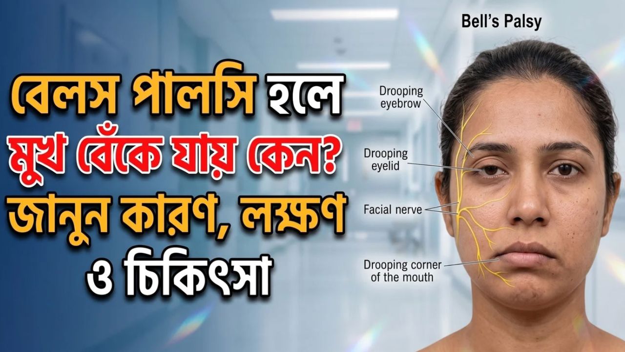 হঠাৎ মুখের এক পাশ বেঁকে গেলে যে রোগের লক্ষণ হতে পারে