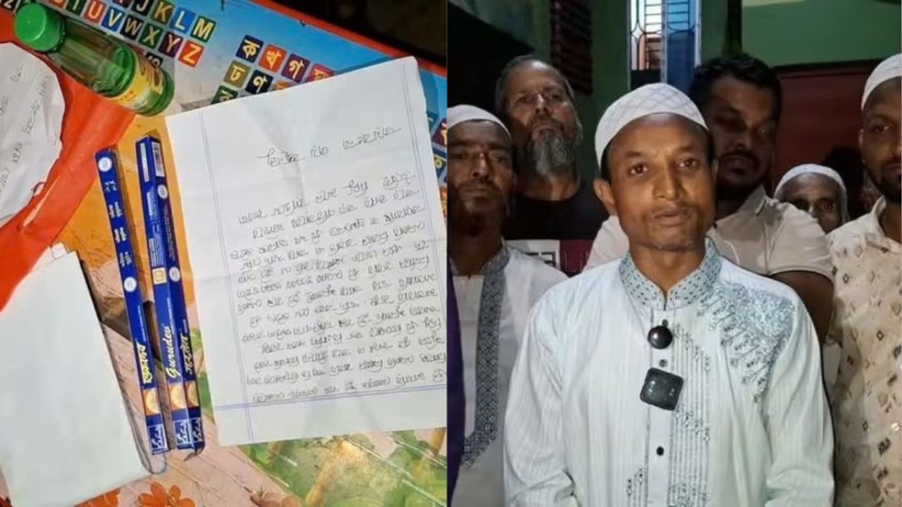 যুবদল নেতার বাড়ির ফটকে কাফনের কাপড় ও হুমকি দিয়ে চিরকুট