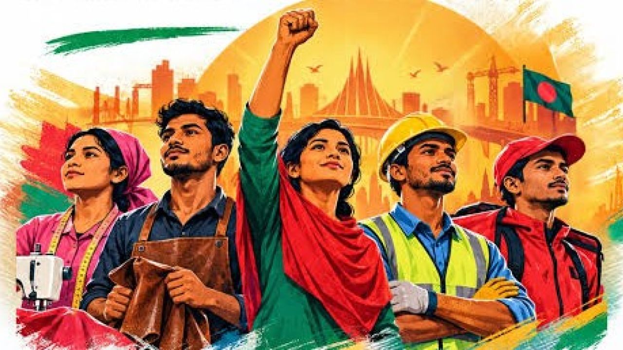 তরুণ শ্রমিকের শোভন কাজ ও শ্রমবাজার
