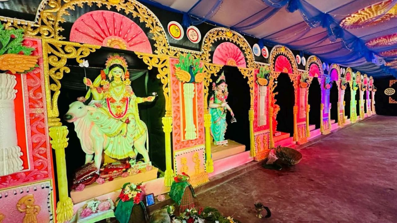 শ্রীমঙ্গলে ১৬তম বছরের মতো ব্যতিক্রমী নবদুর্গা পূজা শুরু