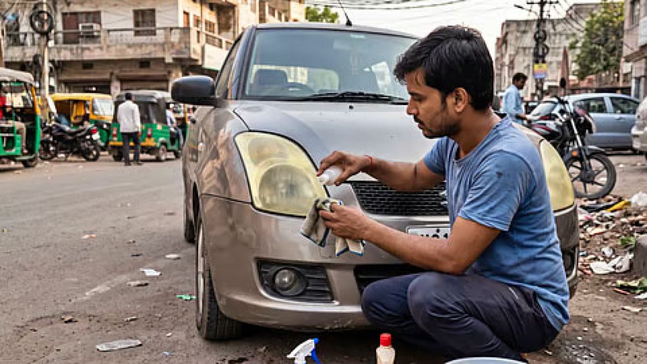 গাড়ির হেডলাইট হলুদ হয়ে গেছে?