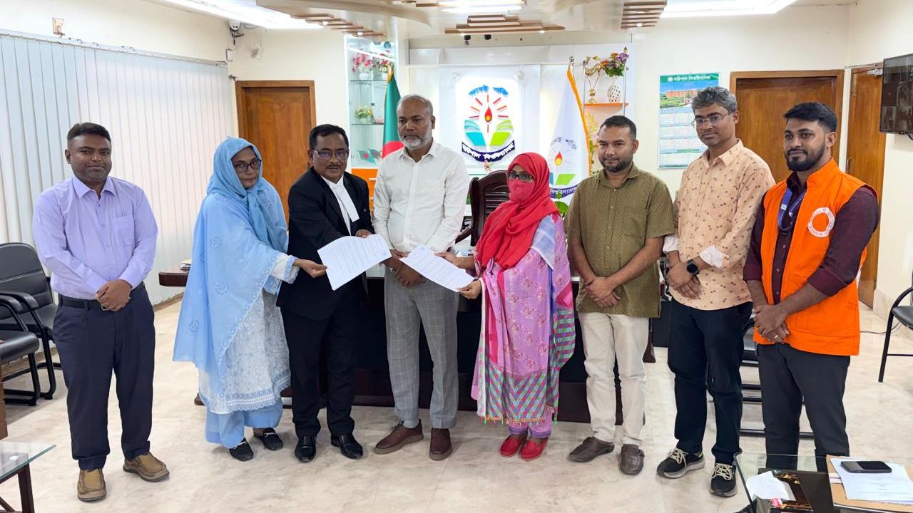 আইনি সহায়তা ও শিক্ষার মানোন্নয়নে ববি ও ব্লাস্টের চুক্তি