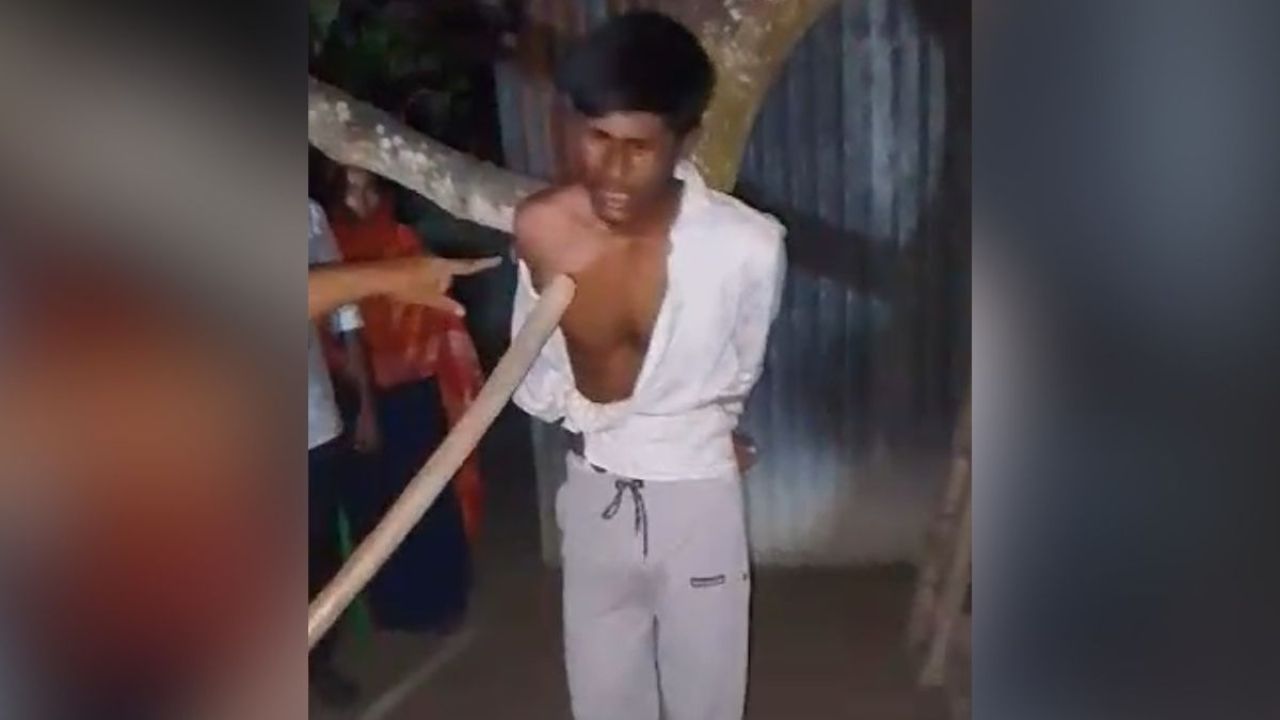 পীরগঞ্জে কিশোরকে গাছে বেঁধে রাতভর নির্যাতন, ভিডিও ভাইরাল