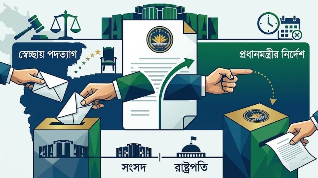 মন্ত্রিসভা থেকে পদত্যাগের আনুষ্ঠানিক নিয়ম কী?