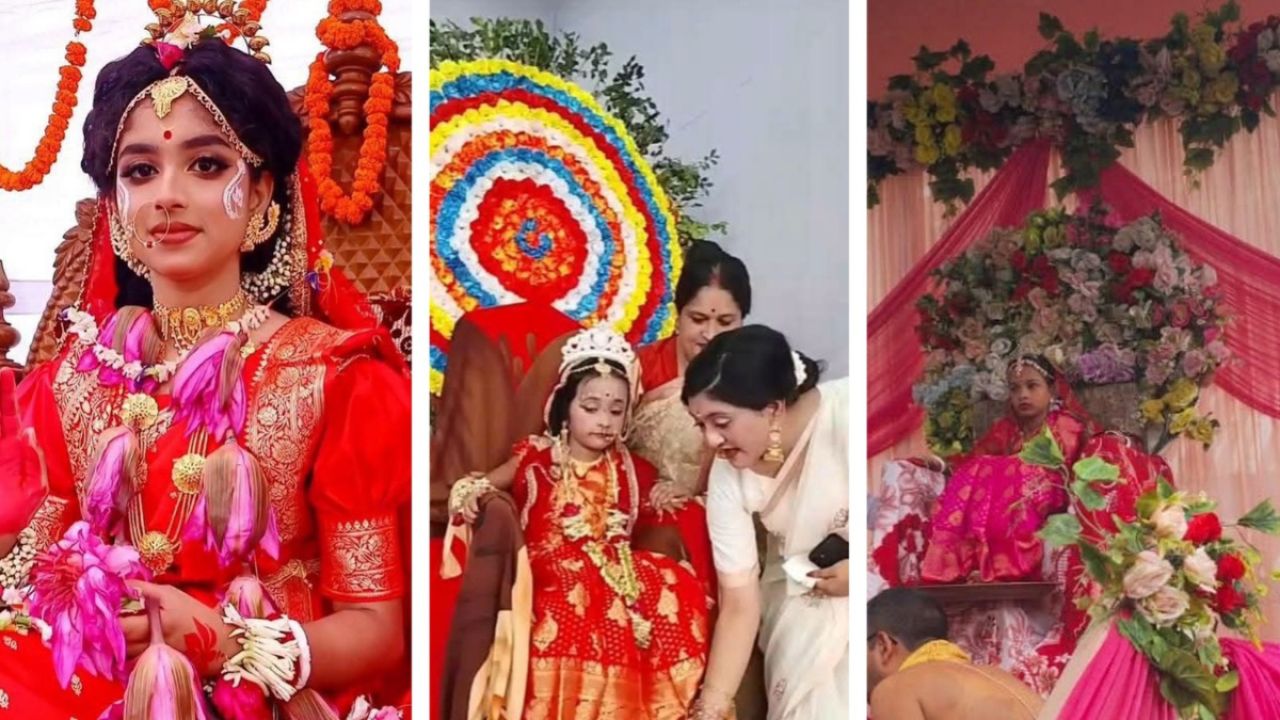 কুমারী পূজা : কন্যার মাঝে দেবীর আরাধনা