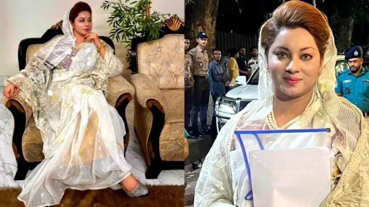 ‘খালেদা জিয়ার লুকে’ প্রধানমন্ত্রীর সঙ্গে সাক্ষাতে মেঘনা