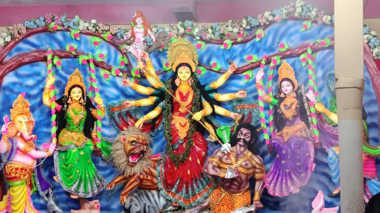 পলাশে সনাতনীরা এবার কেমন উপভোগ করল দুর্গাপূজা