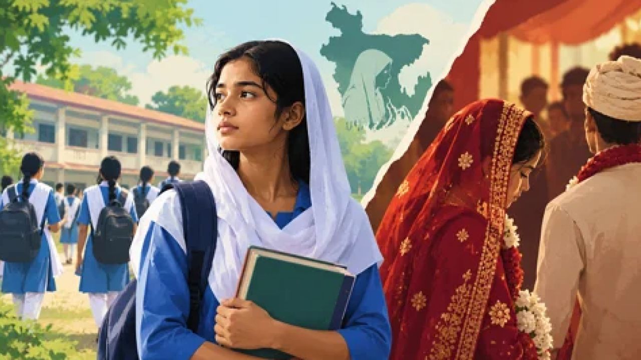 প্রতি দুই মেয়ের মধ্যে একজনের ১৮ বছরের আগেই বিয়ে হয়