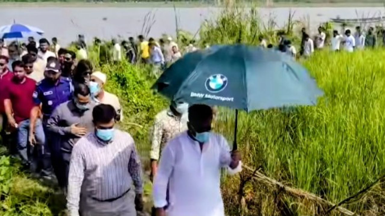 মেঘনার চরে ৪০০ একর জমি দখল করে ৫০ ঝিল