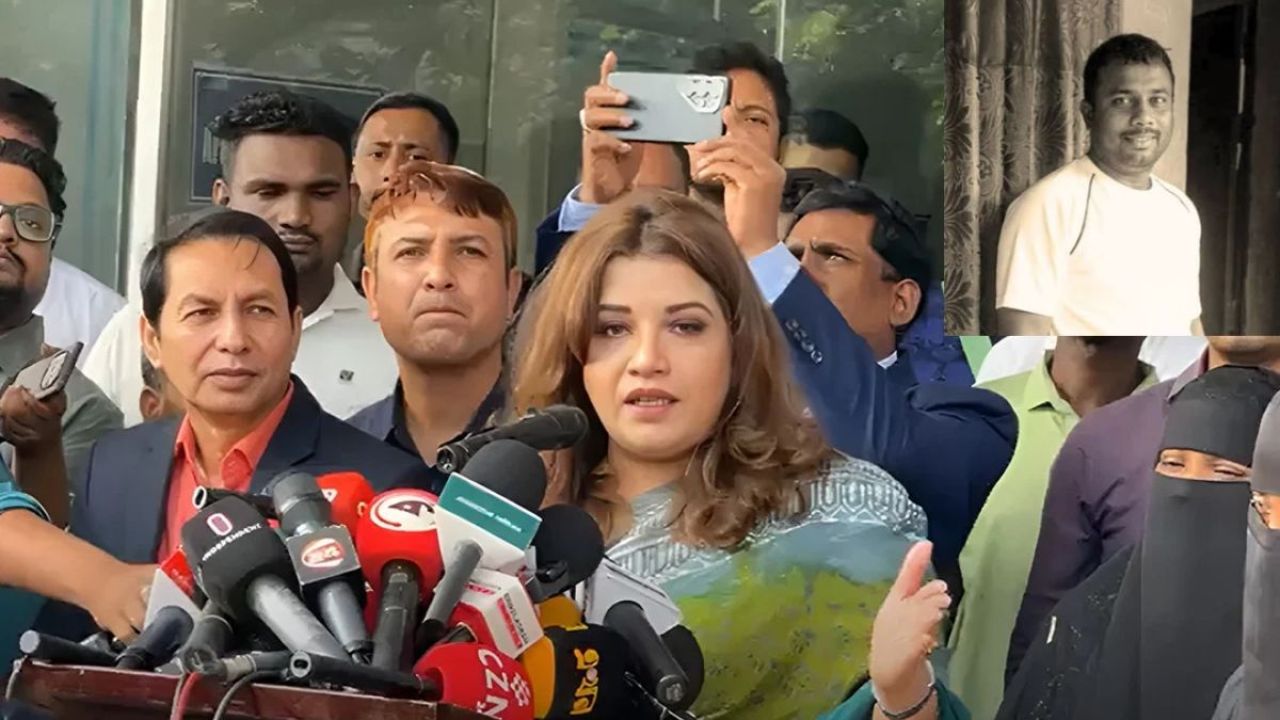 সৌদিতে নিহত শাহেদের মরদেহ গ্রহণ করলেন শামা ওবায়েদ