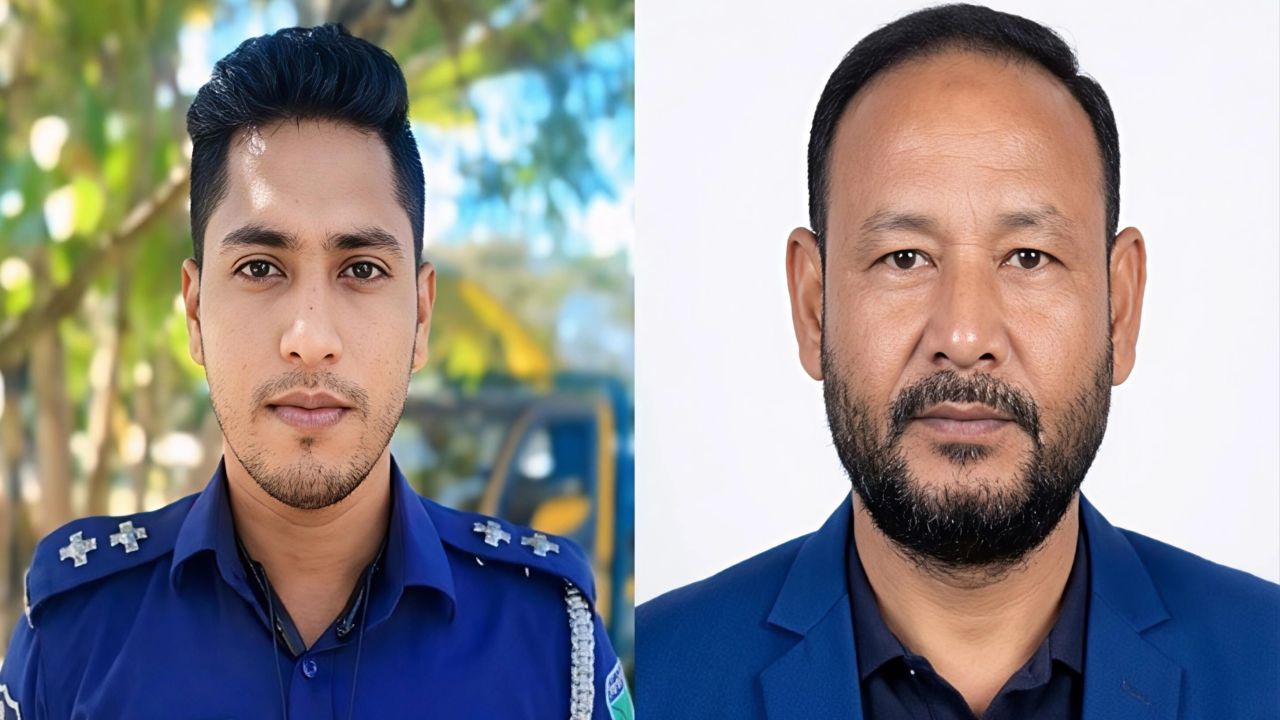 কাভার্ড ভ্যানের ধাক্কায় নিহত এসআই ও বিএনপি নেতা 