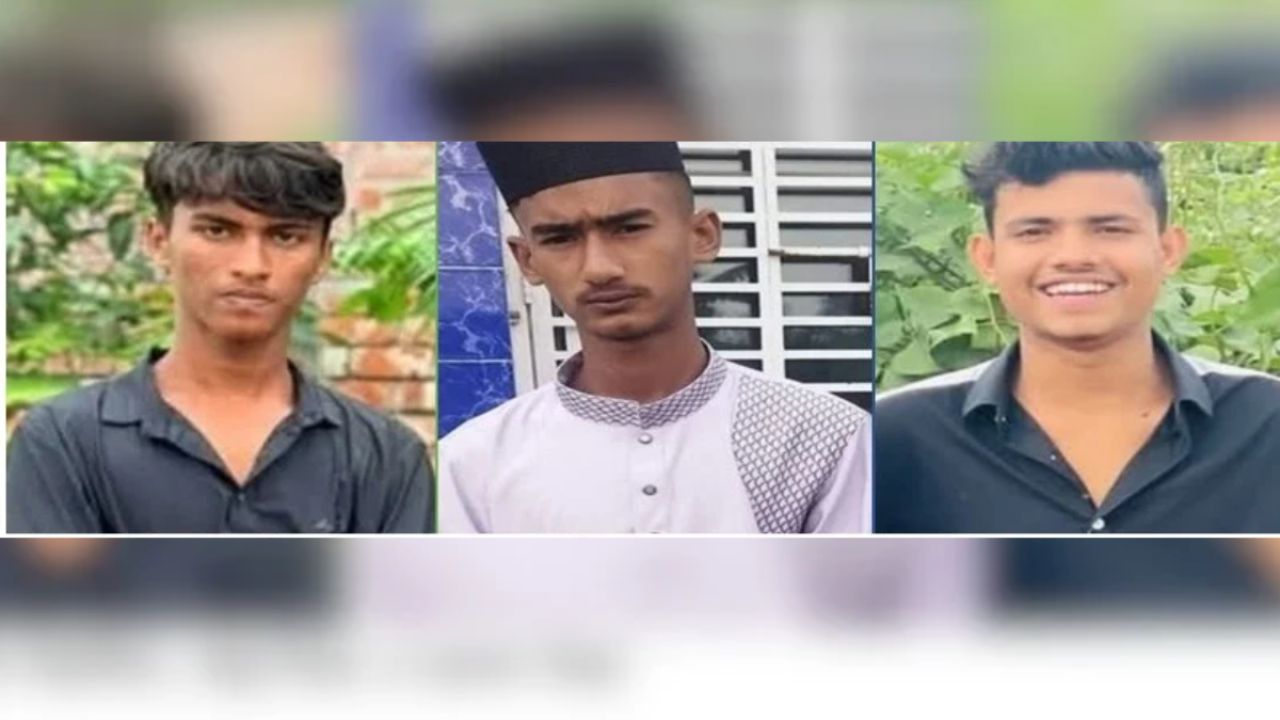 ট্রাক-মোটরসাইকেল মুখোমুখি সংঘর্ষে তিন বন্ধুর মৃত্যু