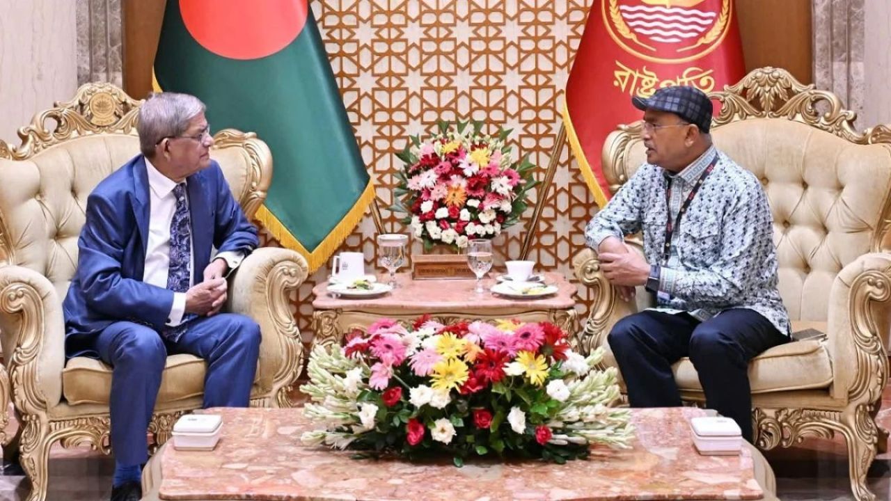 রাষ্ট্রপতির সঙ্গে সাক্ষাৎ করলেন বিএনপি চেয়ারম্যানের উপদেষ্টা আলাল