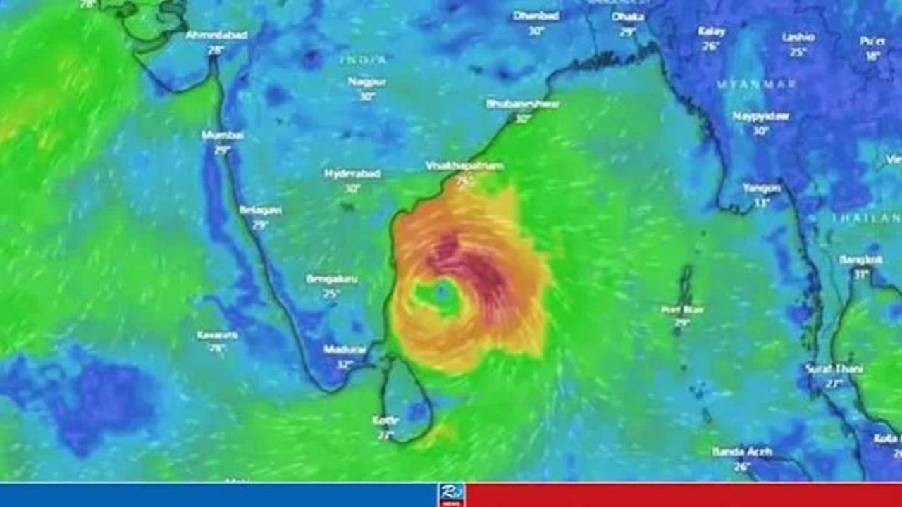ধেয়ে আসছে ঘূর্ণিঝড় অর্ণব, ২ নম্বর সংকেত