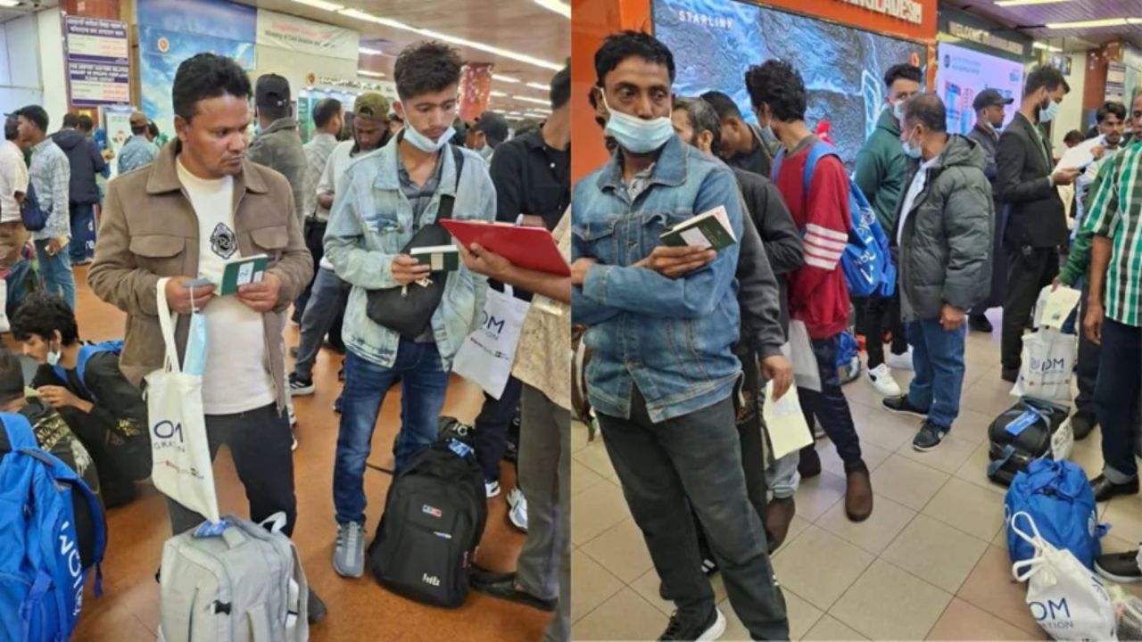 লিবিয়া থেকে দেশে ফিরলেন ১৭৪ বাংলাদেশি