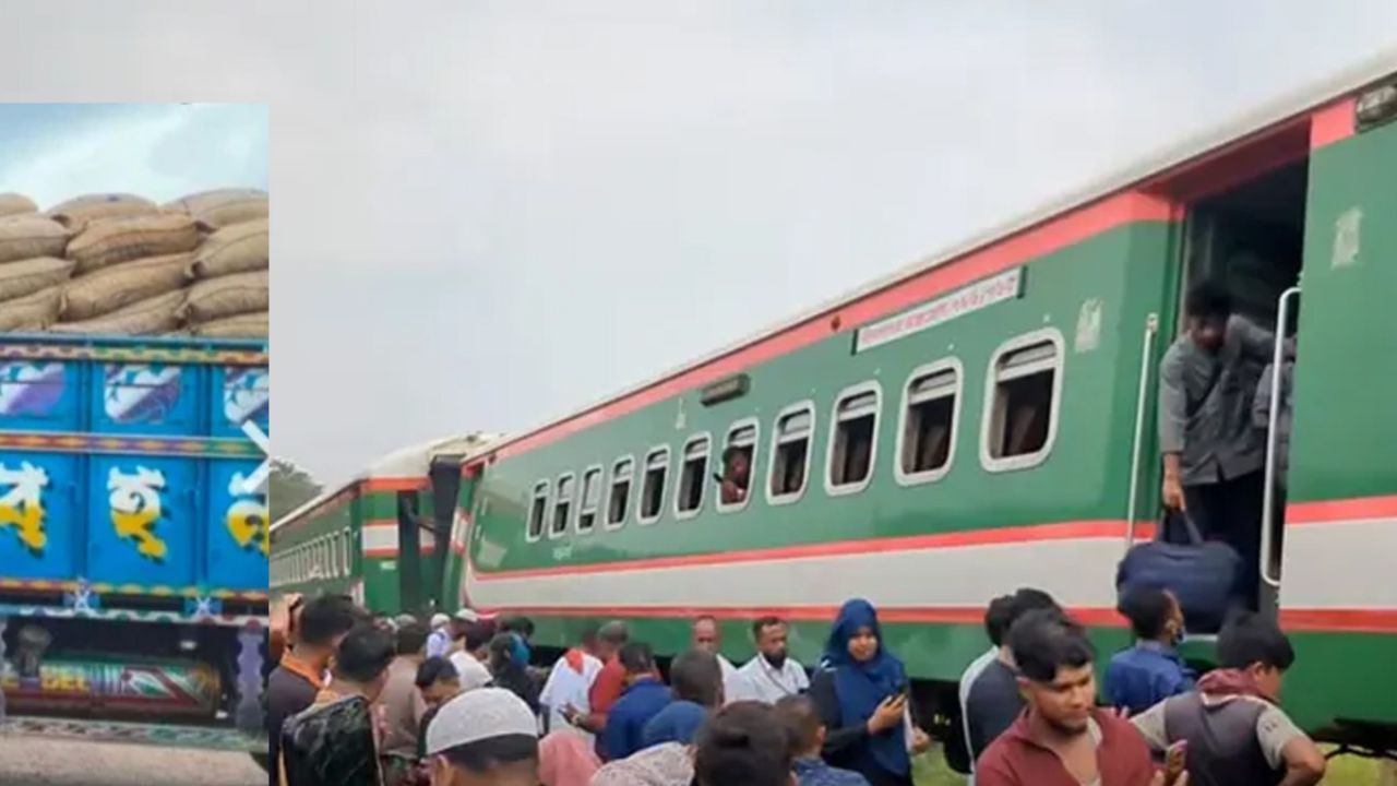 টাঙ্গাইলে ট্রেন লাইনচ্যুত, ঢাকার সঙ্গে যোগাযোগ বন্ধ
