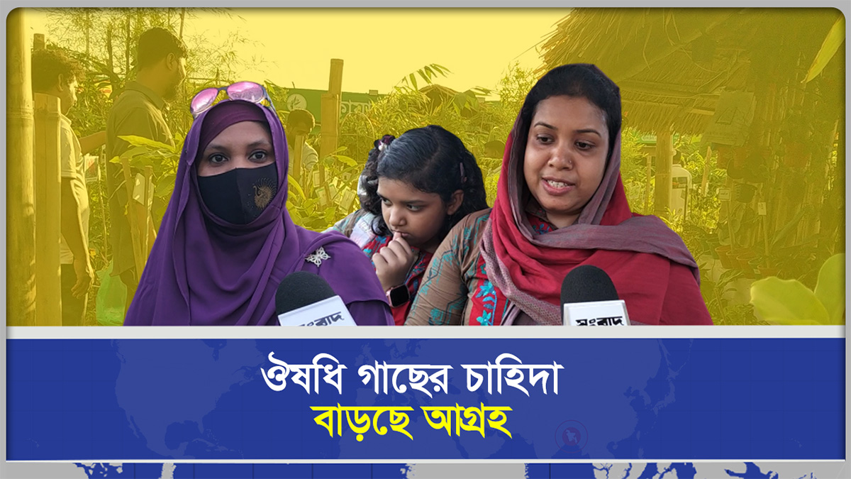  ঔষধি গাছের চাহিদা, বাড়ছে আগ্রহ